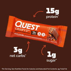 Chocolate Caramel Pecan Crispy Hero Protein Bars