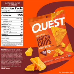 Nacho Cheese Tortilla Style Protein Chips