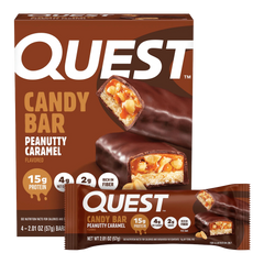 Peanutty Caramel Candy Bars