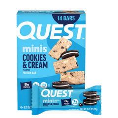 Mini Cookies & Cream Protein Bars