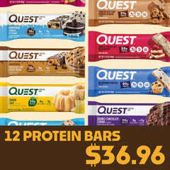 Protein Bar Sampler; 12 single bars