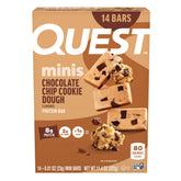 Mini Chocolate Chip Cookie Dough Protein Bars