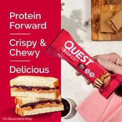 Peanut Butter & Jelly Crispy Hero Protein Bars