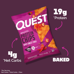 Spicy Sweet Chili Tortilla Style Protein Chips