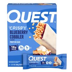 Blueberry Cobbler Crispy Hero Protein Bars
