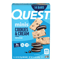 Mini Cookies & Cream Protein Bars
