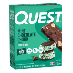 Mint Chocolate Chunk Protein Bars