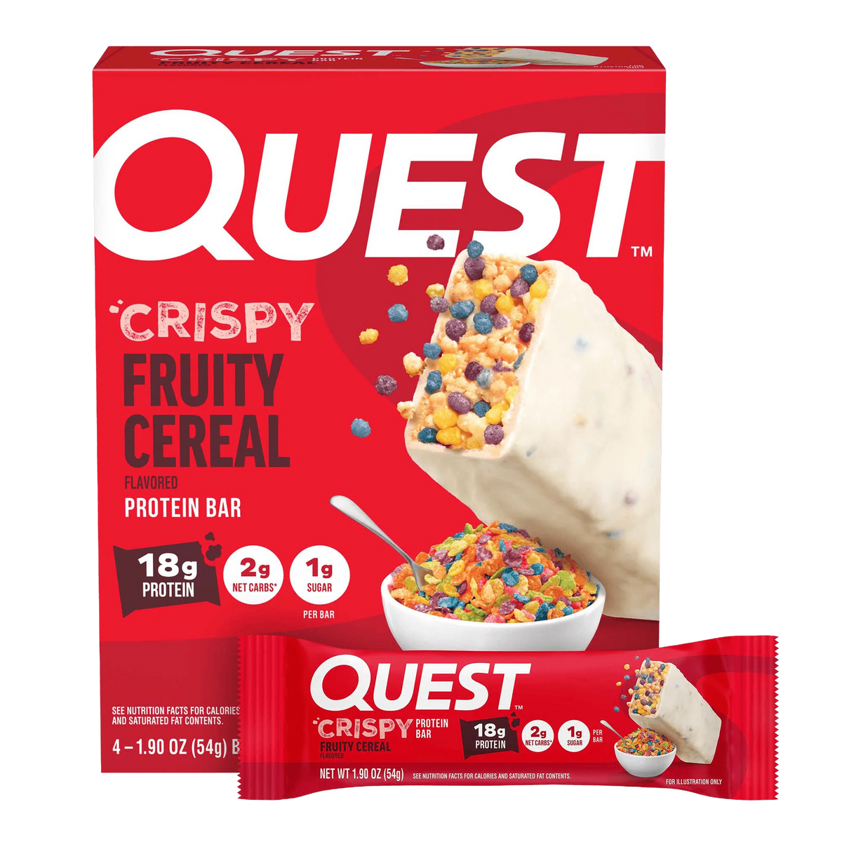 Fruity Cereal Crispy Hero Protein Bars