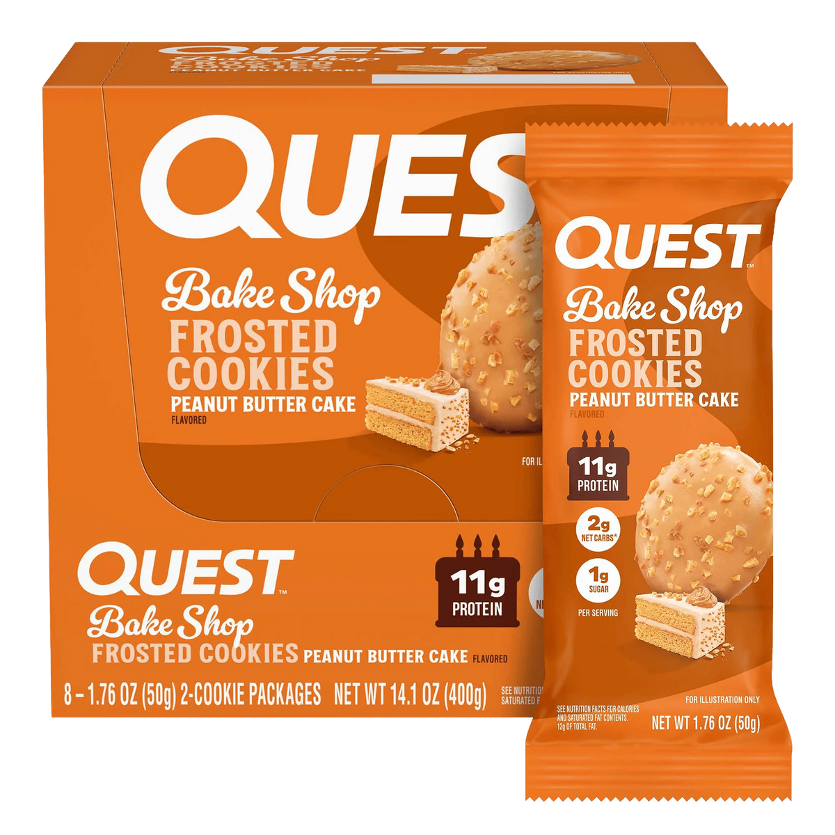 Peanut Butter Cake Frosted Cookies Twin Pack