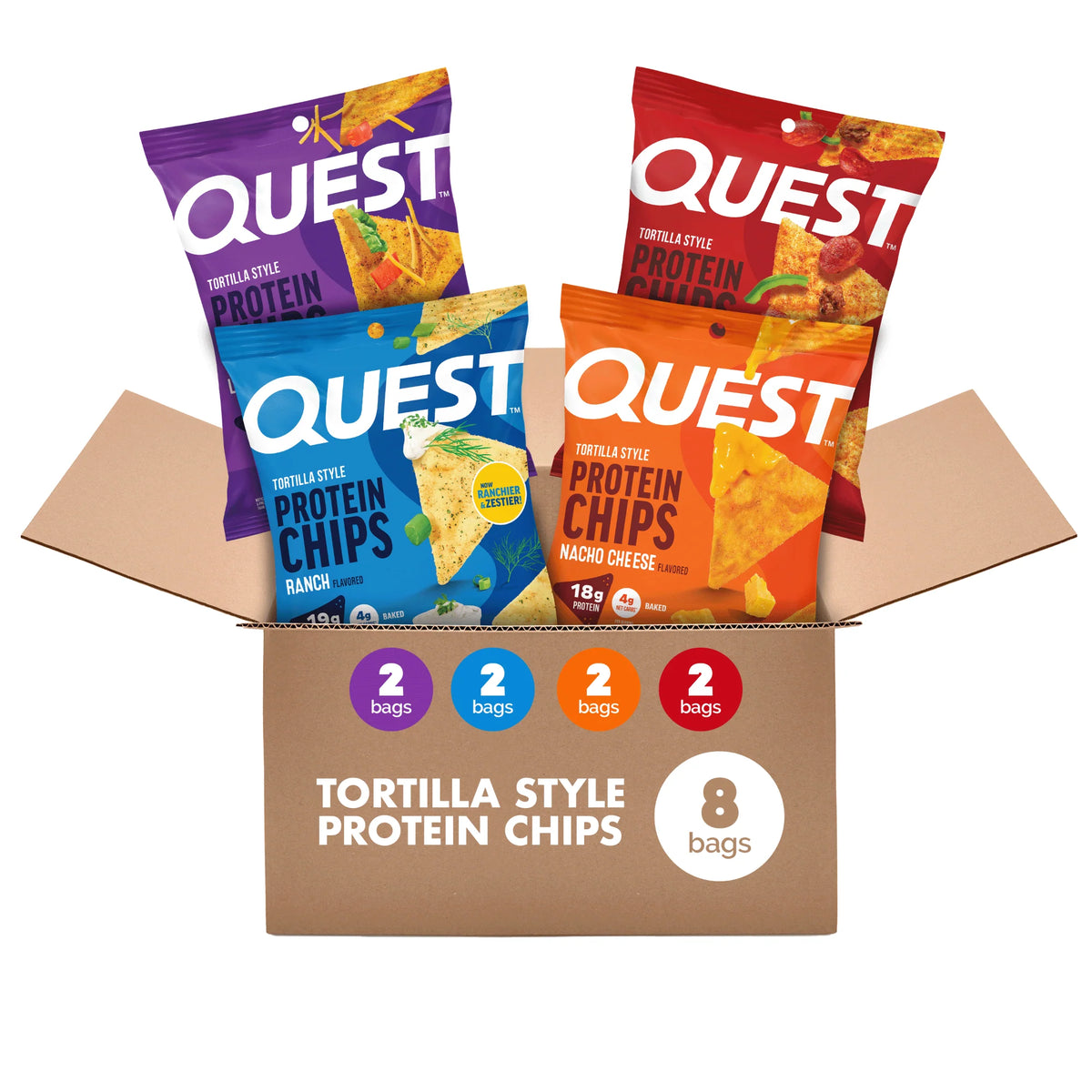 Variety Pack Tortilla Style Protein Chips