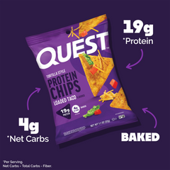 Loaded Taco Tortilla Style Protein Chips