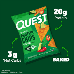 Chili Lime Tortilla Style Protein Chips