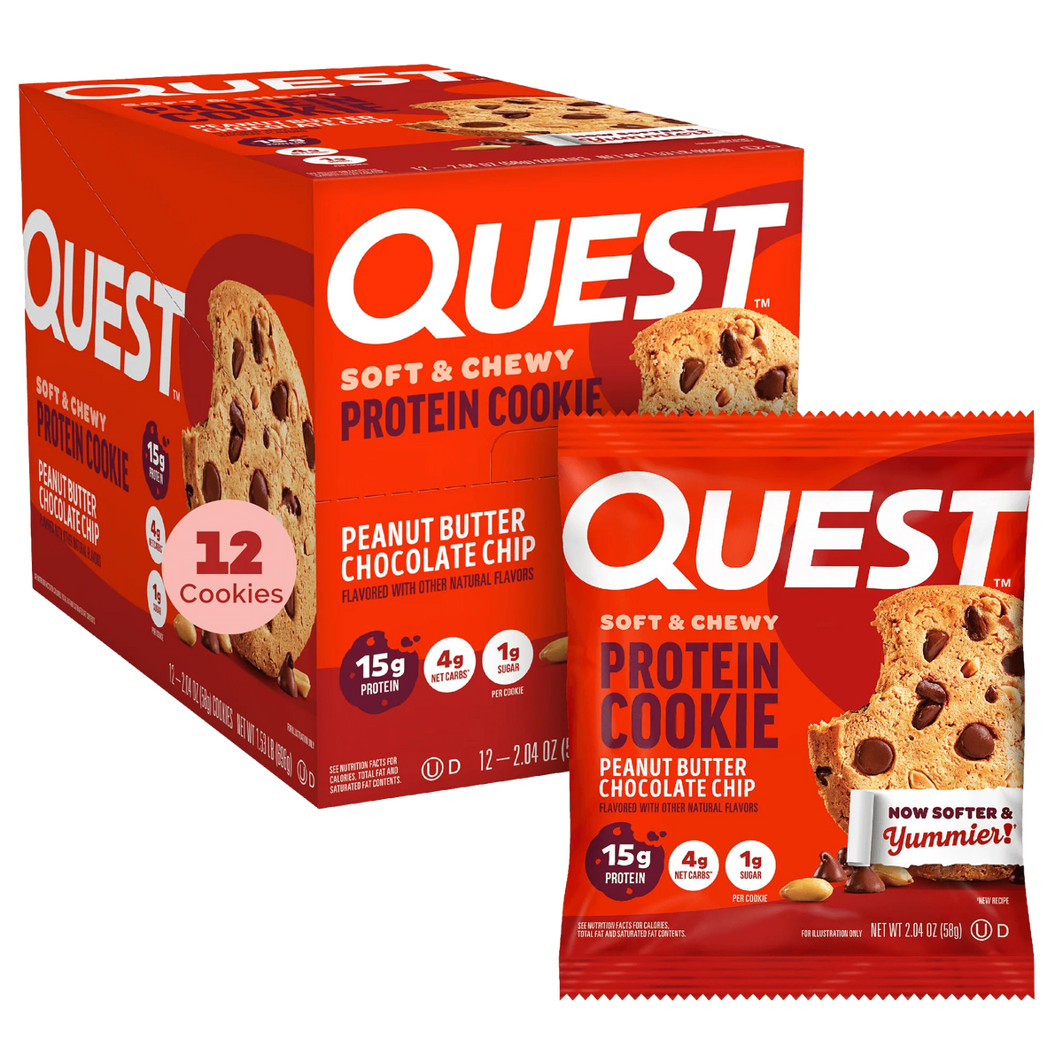 Peanut Butter Chocolate Chip Protein Cookies