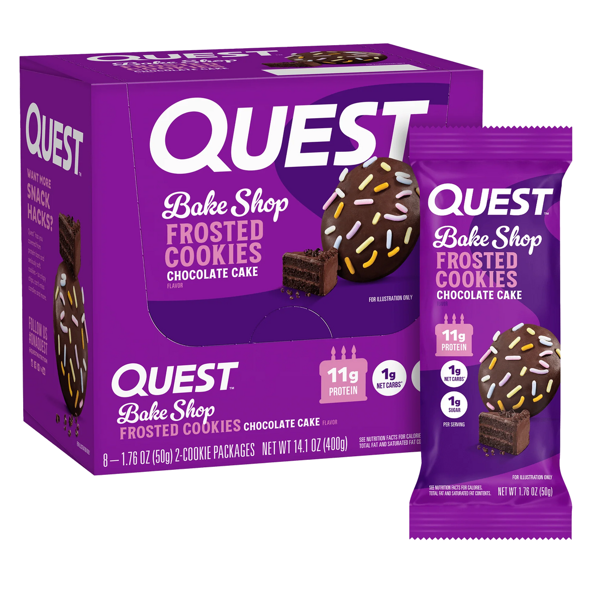 Frosted Cookies Chocolate Cake Twin Pack