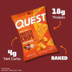 Nacho Cheese Tortilla Style Protein Chips