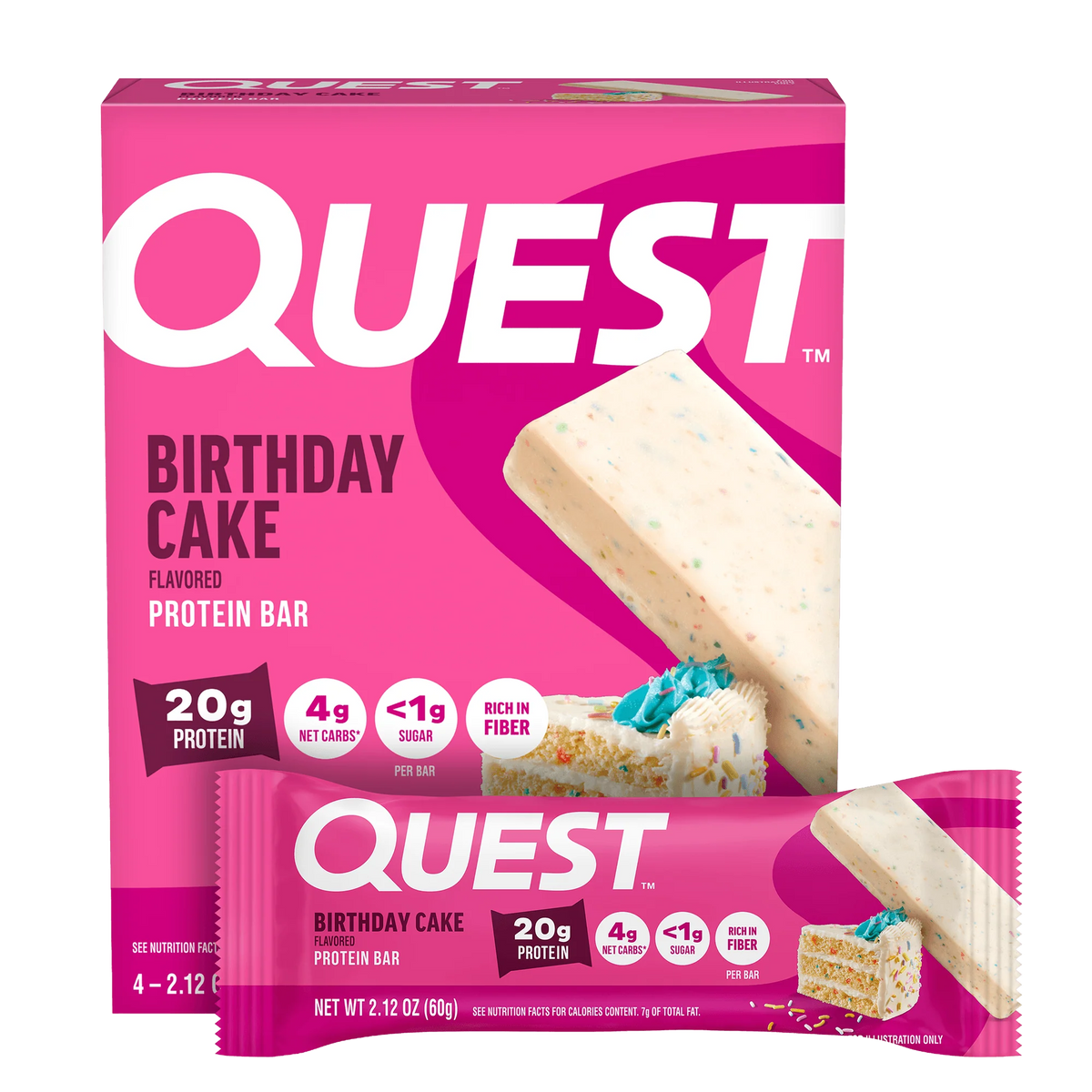 Birthday Cake Protein Bars