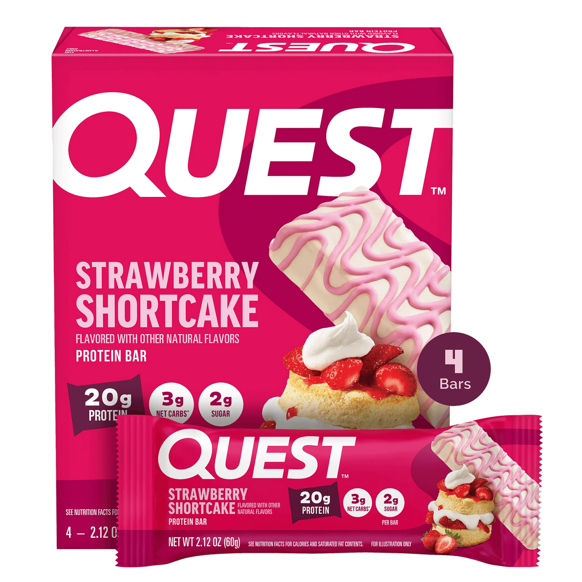 Strawberry Shortcake Protein Bar